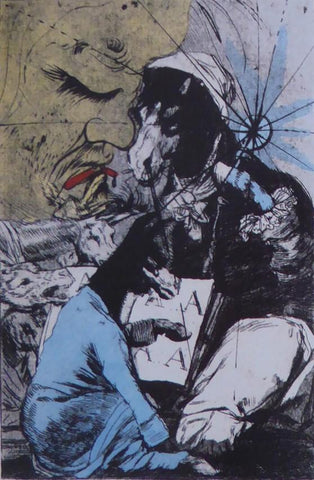 Interpretation of Goya's los caprichos Dali