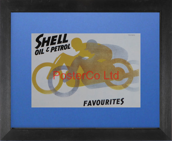 Shell Advert - Shell Favourites (1928) - Tom Purvis - Framed Picture - 11"H x 14"W