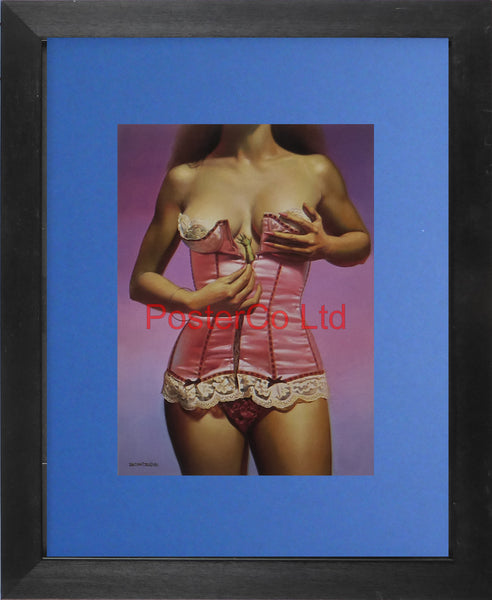 Jade Mannikin - Boris Vallejo - Framed Plate - 14"H x 11"W