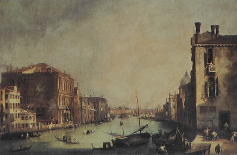 Grand Canal: looking East, from the campo San Vic Cannaletto