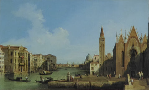 Grand canal: from Santa Maria della Carita to the Bacino di Son Marco Cannaletto