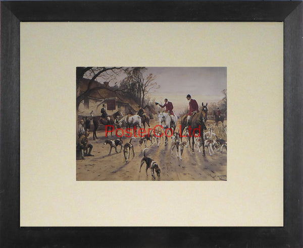 A Hunting Morn - George Wright - Framed Print - 11"H x 14"W