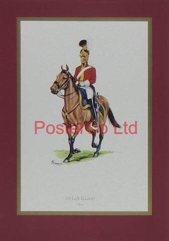1st Life Guards (1809) - Framed Print - 14"H x 11"W