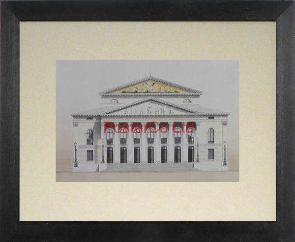 Bavarian State Opera, Munich - Andras Kaldor - Felix rose 1994 - Framed Print - 11"H x 14"W