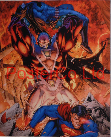 Mongul (Batman and Superman Villain) - Framed Print - 16"H x 12"W
