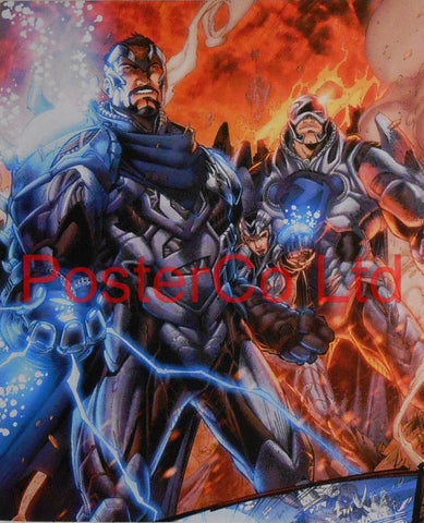 Doomsday (Superman / Batman Villain) - Framed Print - 16"H x 12"W