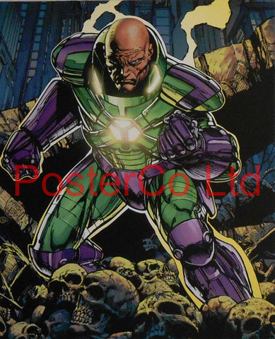 Lex Luthor - Warsuit / Suicide Squad ensemble (Superman / Batman Villain) - Framed Print - 16"H x 12"W