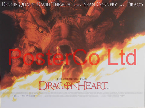 DragonHeart - Lobby Poster - Framed 12"H x 16"W
