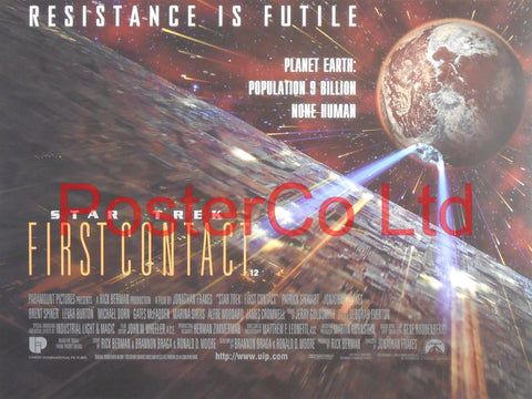 Star Trek First Contact - Lobby Poster - Framed 12"H x 16"W