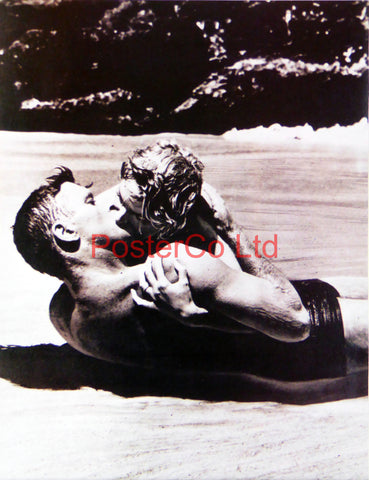 Burt Lancaster Beach scene - From Here to Eternity  - Framed Picture 16"H x 12"W