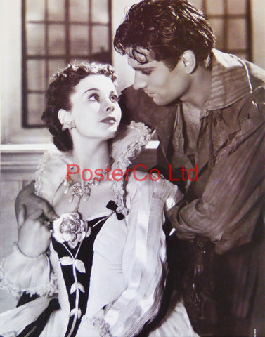 Laurence Olivier and Vivien Leigh from Fire over England  - Framed Picture 16"H x 12"W