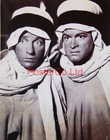 Bing Crosby and Bob Hope Arab Costume from Road to Morocco  - Framed Picture - 16"H x 12"W