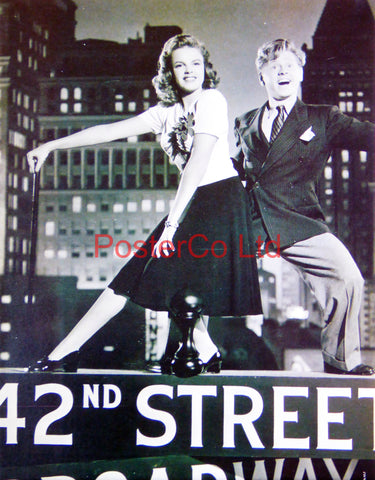 Micky Rooney and Judy Garland Babes on Broadway - Framed Picture 16"H x 12"W