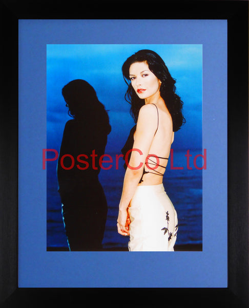 Catherine Zeta Jones - Framed print 16"H x 12"W