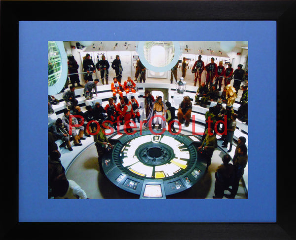 Star Wars - A New Hope - Deathstar Briefing scene - Framed print 12"H x 16"W