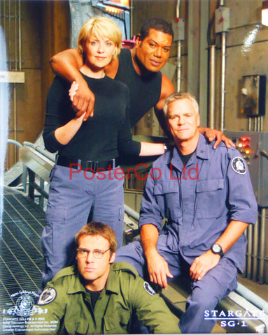 Stargate SG1 Team with Jack O'Neill - Framed print 12"H x 16"W