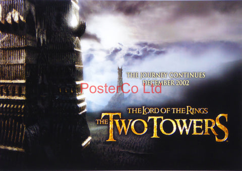 Lord of the Rings - The Two Towers - Lobby Poster  - Framed print 12"H x 16"W