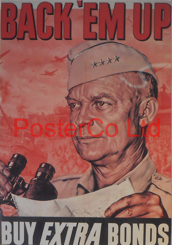 American WWII Propaganda Poster - War Bond advert - Framed Picture - 14"H x 11"W