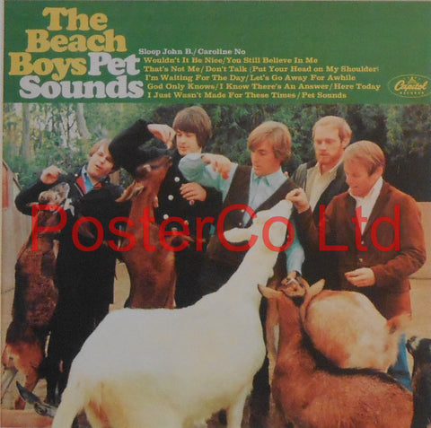 The Beach Boys - Pet Sounds (Album Cover Art) - Framed Print - 16"H x 16"W