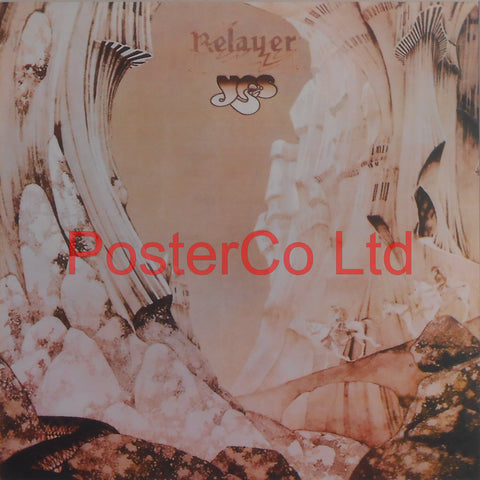 Yes - Relayer (Album Cover Art) - Framed Picture - 16"H x 16"W