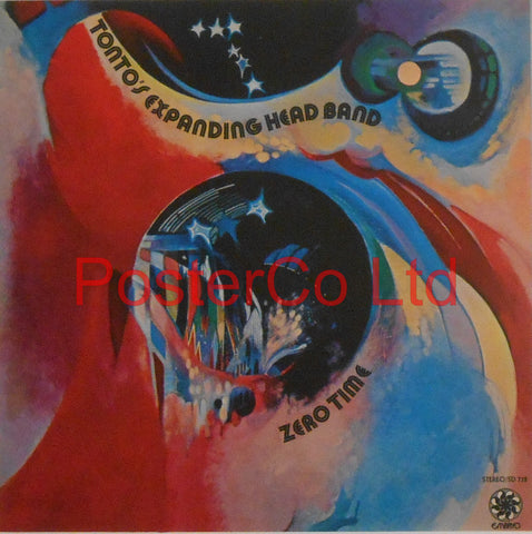 Tonto's Expanding Head Band - Zero Time (Album Cover Art) - Framed Print - 16"H x 16"W