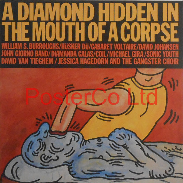 A Diamond Hidden In The Mouth Of A Corpse (Album Cover Art) - Framed Picture - 16"H x 16"W