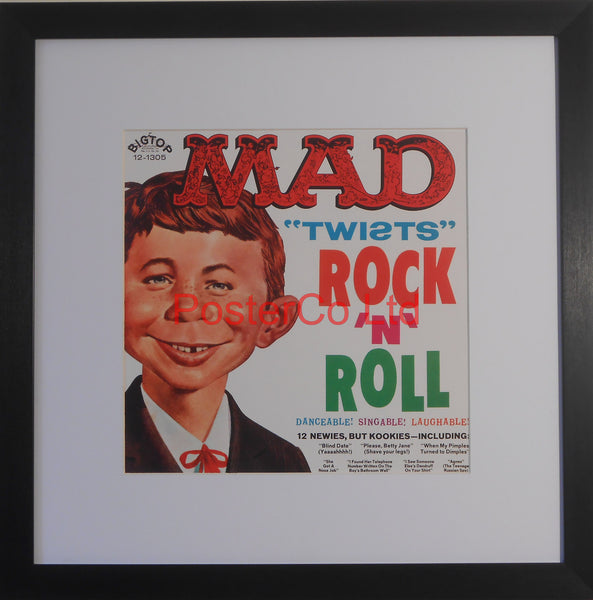 Mad - Twists Rock n Roll (Album Cover Art) - Framed Print - 16"H x 16"W