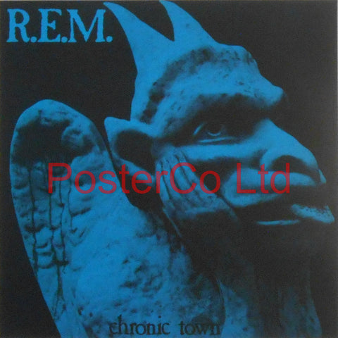 R.E.M - Chronic Town (Album Cover Art) - Framed Print - 16"H x 16"W