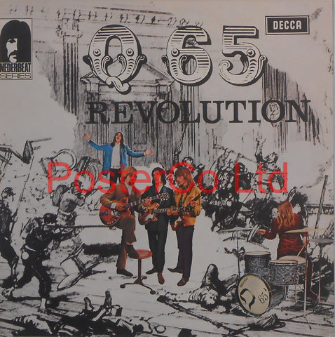 Q65 - Revolution (Album Cover Art) - Framed Print - 16"H x 16"W