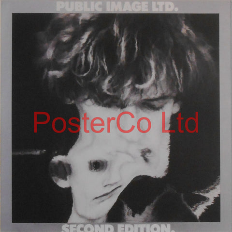 Public Image Ltd - Second Edition (Album Cover Art) - Framed Print - 16"H x 16"W