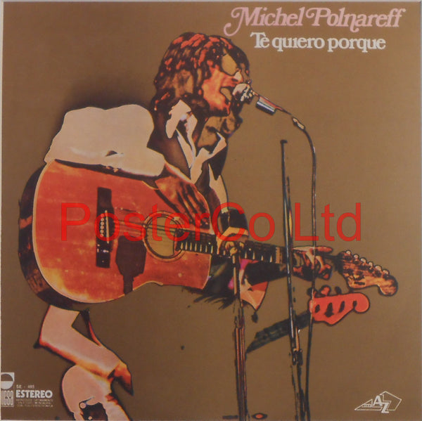 Michel Polnareff - Te quiero porque (Album Cover Art) - Framed Print - 16"H x 16"W