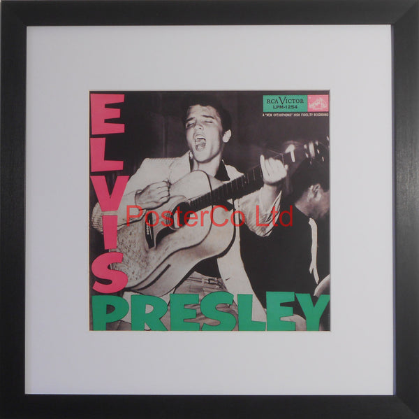 Elvis Presley - Shake, Rattle, and Roll (Album Cover Art) - Framed Print - 16"H x 16"W