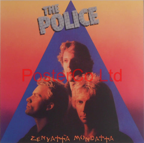 The Police - Zenyatta Mondatta (Album Cover Art) - Framed Print - 16"H x 16"W
