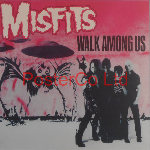 Misfits - Walk Among Us (Album Cover Art) - Framed Print - 16"H x 16"W