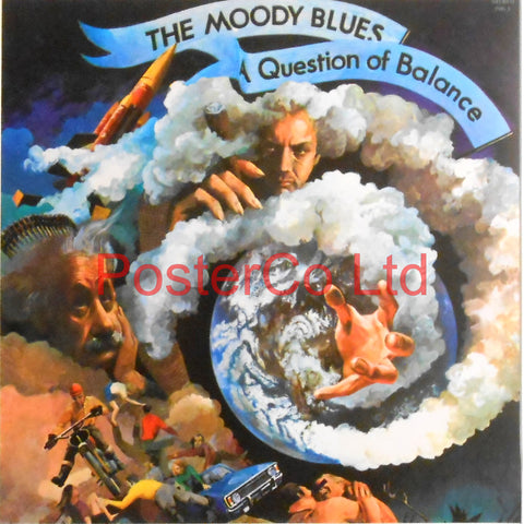 The Moody Blues - A Question Of Balance (Album Cover Art) - Framed Print - 16"H x 16"W