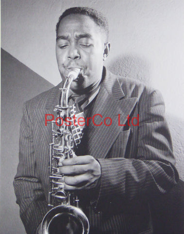 Charlie Parker - Playing a Saxophone