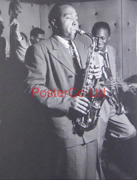 Charlie Parker - Playing a Saxophone with Miles Davis
