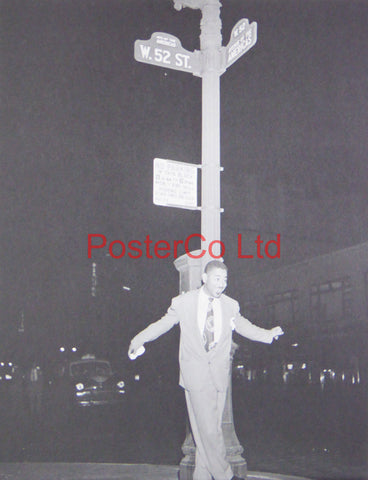 Dizzy Gillespie - Publicity shot on 52nd Street 