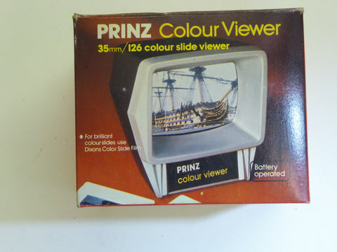 Prinz Colour Viewer - 35mm/126 Slides - Slide Viewer - Boxed