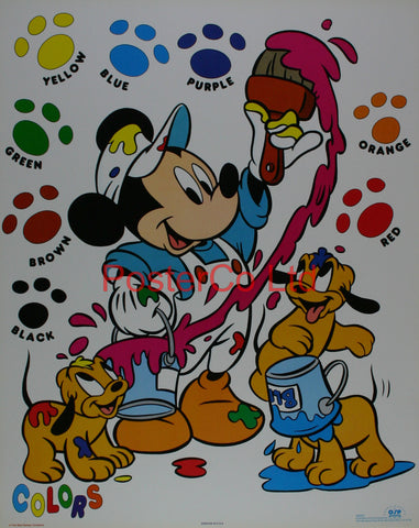 Colors (Colours) - Walt Disney Co - Framed Print - 20"H x 16"W