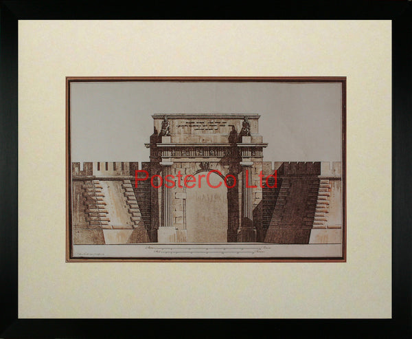 Architecture II (Archway) - Framed Print - 16"H x 20"W