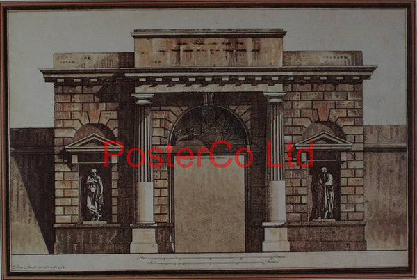 Architecture III (Archway) - Framed Print - 16"H x 20"W