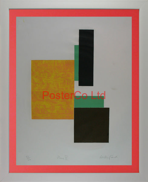 Play VI - Alistair Grant (1925-1997) - (Limited Numbered and Signed Edition) - Framed Screenprint - 20"H x 16"W