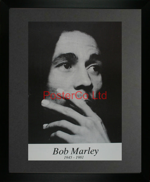 Bob Marley (1945-1981) - Framed Print - 20"H x 16"W