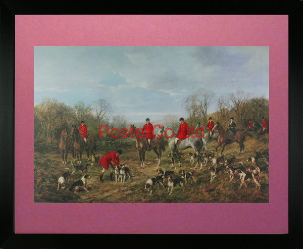 Autumn Meeting - Heywood Hardy - Framed Print - 16"H x 20"W