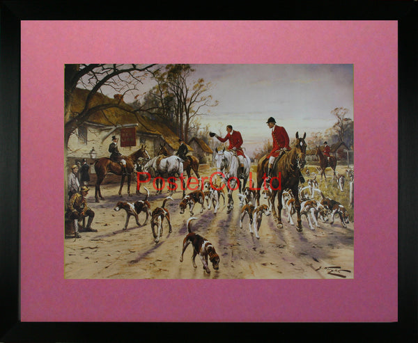 A Hunting Morn - George Wright - Framed Print - 16"H x 20"W