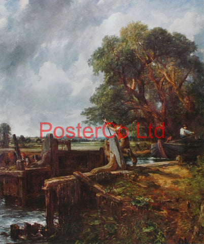 The Lock - John Constable - Framed Print - 20"H x 16"W