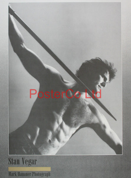 Javelin thrower - Stan Vegar - Mark Hanauer - Framed Print - 20"H x 16"W