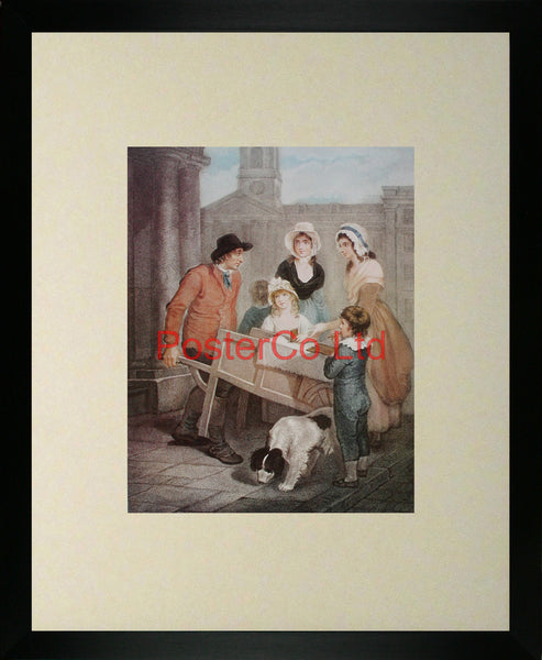Cries of London - Hot Spice Gingerbread - Francis Wheatley - Framed Print - 20"H x 16"W