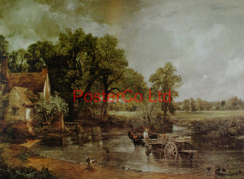 The Hay wain - John Constable - Framed Print - 16"H x 20"W
